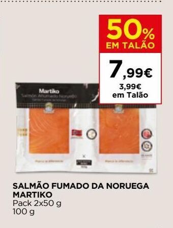 El Corte Inglés Salmão fumado martiko promoção