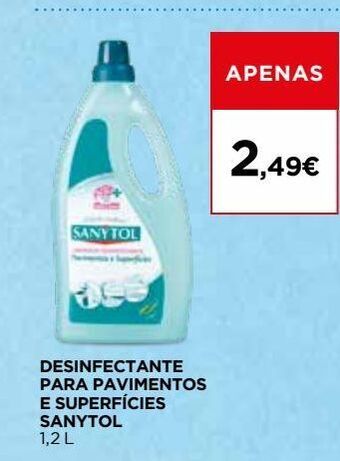 El Corte Inglés Desinfetante sanytol promoção