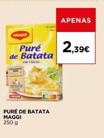El Corte Inglés Purê de batatas maggi promoção