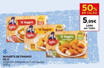 El Corte Inglés Nuggets de frango iglo promoção