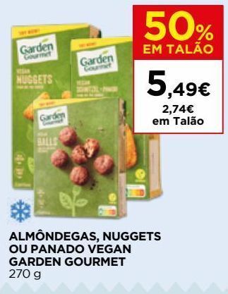 El Corte Inglés Comida vegetariana garden gourmet promoção