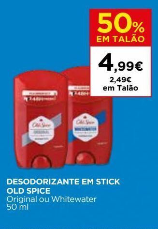 El Corte Inglés Desodorizante old spice promoção
