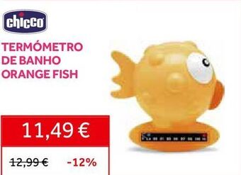 Prénatal Termometro de banho orange fish promoção