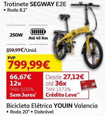 Auchan Bicicleta electrica youin valencia promoção