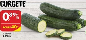 Pingo Doce Curgete promoção