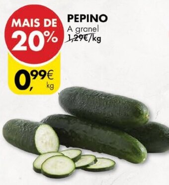 Pingo Doce Pepino promoção