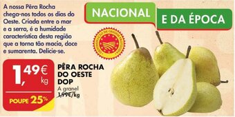 Pingo Doce Pêra Rocha do Oeste DOP promoção