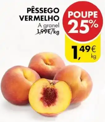 Pingo Doce Pêssego Vermelho promoção