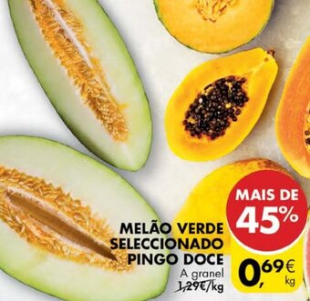 Pingo Doce Melão Verde Seleccionado Pingo Doce promoção
