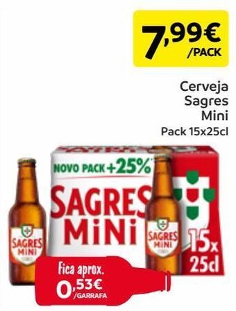 Amanhecer Cerveja sagres mini promoção