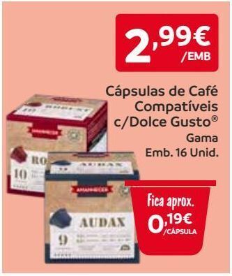 Amanhecer Cápsulas de café dolce gusto promoção