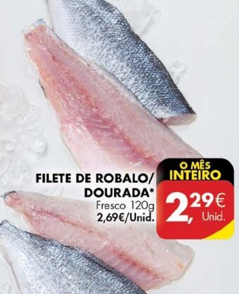 Pingo Doce Filete de Robalo/Dourada 120g promoção