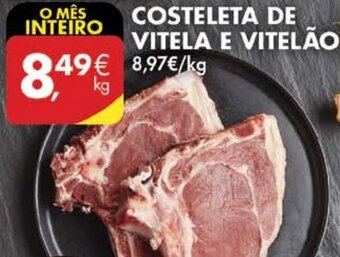 Pingo Doce Costeleta de Vitela E Vitelão promoção
