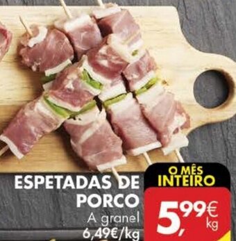 Espetadas de Porco