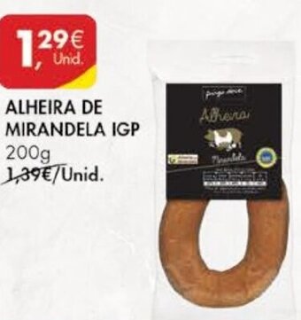 Pingo Doce Alheira de Mirandela IGP 200g promoção