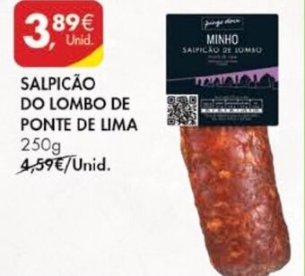 Pingo Doce Salpicão do Lombo de Ponte de Lima 250g promoção