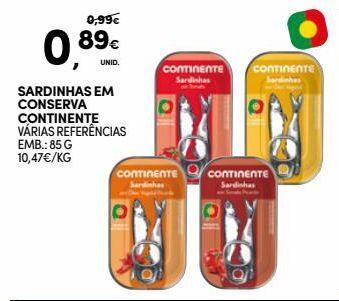 Continente Bom dia Sardinhas em lata continente promoção