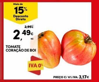 Continente Bom dia Tomate promoção