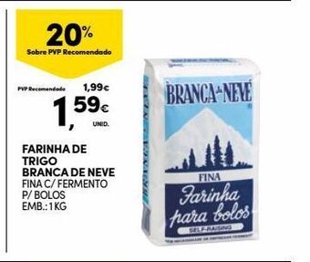 Continente Bom dia Farinha de trigo branca de neve promoção