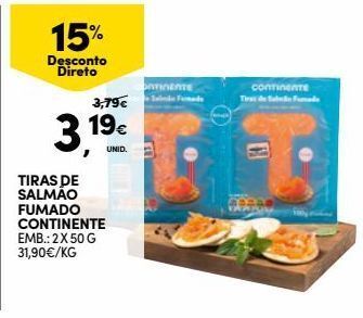 Continente Bom dia Salmão fumado continente promoção