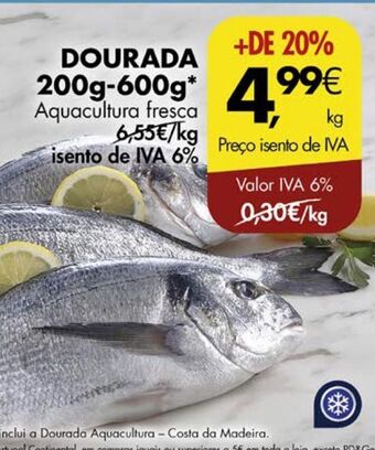 Pingo Doce Dourada promoção
