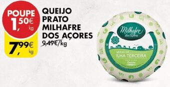 Pingo Doce Queijo Prato Milhafre dos Açores promoção