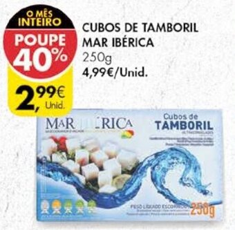 Pingo Doce Cubos de Tamboril Mar Ibérica 250g promoção