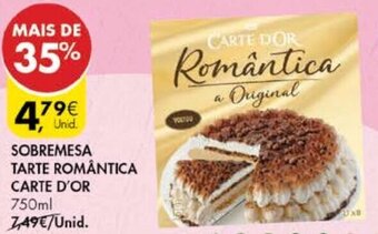 Pingo Doce Sobremesa Tarte Romântica Carte D'Or 750ml promoção