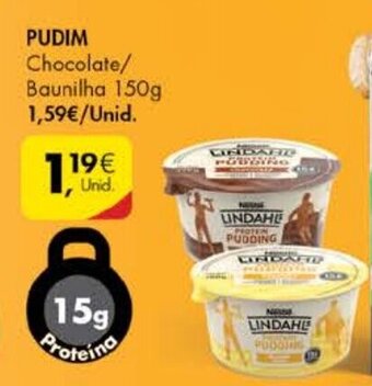 Pingo Doce Pudim Chocolate/Baunilha 150g promoção