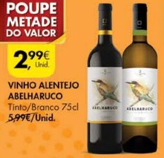 Pingo Doce Vinho Alentejo Abelharuco 75cl promoção