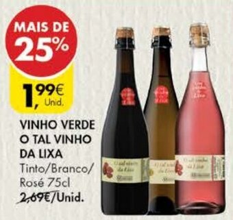 Pingo Doce Vinho Verde o Tal Vinho da Lixa 75cl promoção