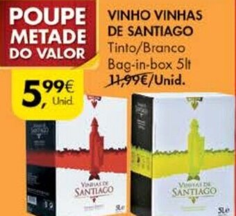 Vinho Vinhas de Santiago 5lt