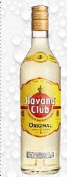 Recheio Rum havana club promoção