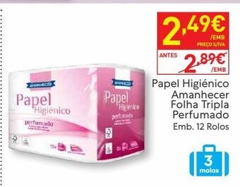 Recheio Papel higiênico amanhecer promoção