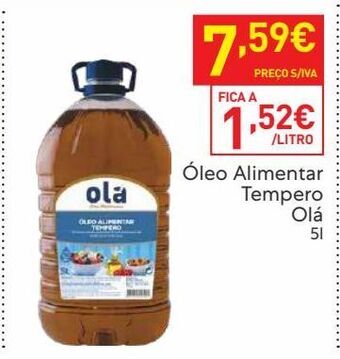 Óleo para fritar olá