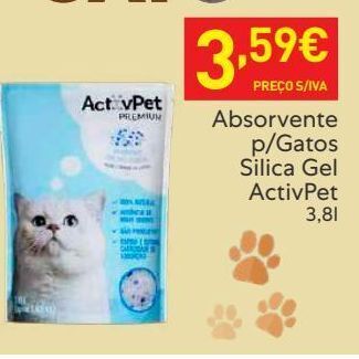 Recheio Areia para gato activpet promoção