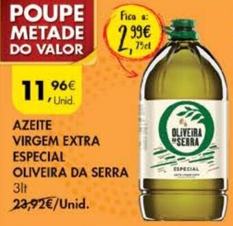 Pingo Doce Azeite Virgem Extra Especial Oliveira da Serra 3lt promoção