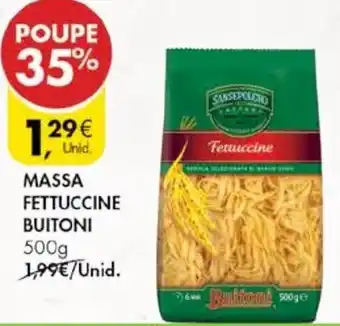 Pingo Doce Massa Fettuccine Buitoni 500g promoção