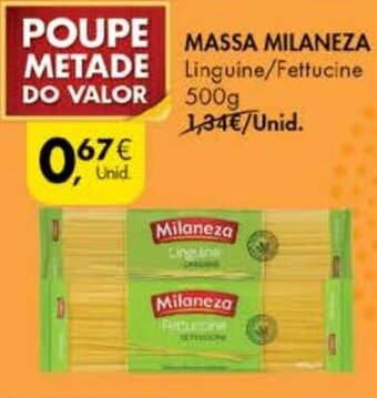 Pingo Doce Massa Milaneza 500g promoção
