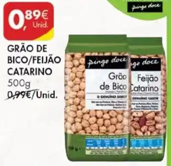 Pingo Doce Grão de Bico/Feijão Catarino 500g promoção