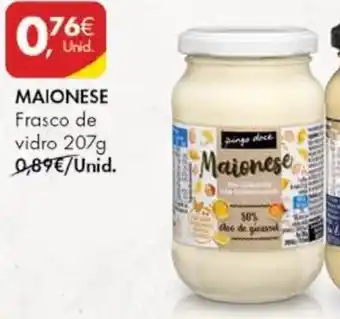 Pingo Doce Maionese 207g promoção