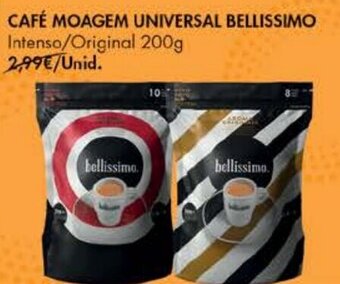 Pingo Doce Cafe Moagem Universal Bellissimo 200g promoção