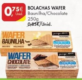 Pingo Doce Bolachas Wafer 250g promoção