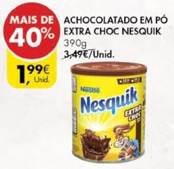 Pingo Doce Achocolatado Em Pó Extra Choc Nesquik 390g promoção