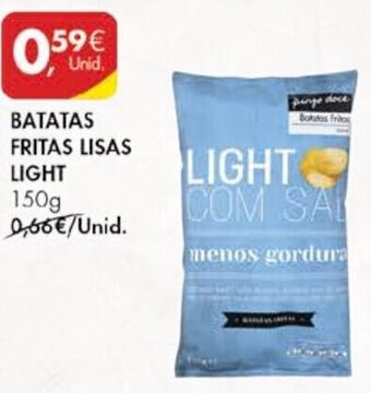 Pingo Doce Batatas Fritas Lisas Light 150g promoção