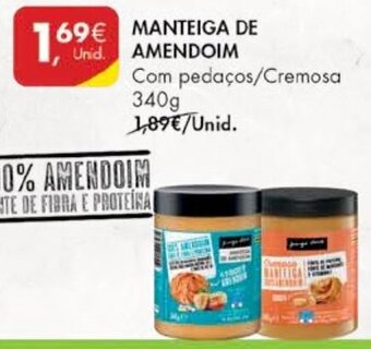 Pingo Doce Manteiga de Amendoim 340g promoção
