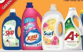 Pingo Doce Líquidos Skpi, Xau, Surf and A+ promoção