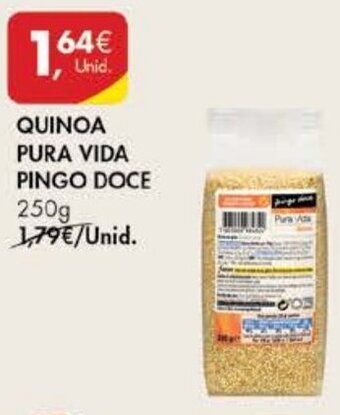 Pingo Doce Quinoa Pura Vida Pingo Doce 250g promoção