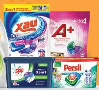 Pingo Doce Cápsulas Skip, Xau, Persil and A+ promoção