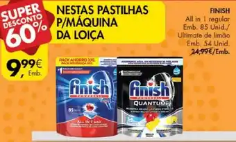 Pingo Doce Finish promoção